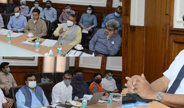 چیف سیکرٹری نے شری امر ناتھ جی شرائین بورڈ کی اعلیٰ سطحی کمیٹی کی 11 ویں میٹنگ کی صدارت کی