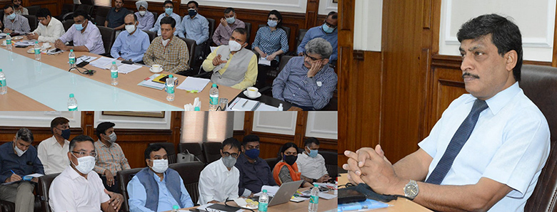 چیف سیکرٹری نے شری امر ناتھ جی شرائین بورڈ کی اعلیٰ سطحی کمیٹی کی 11 ویں میٹنگ کی صدارت کی