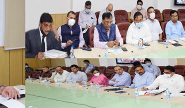 جموں وکشمیر یوٹی کے سالانہ بجٹ کے اہداف مقرر