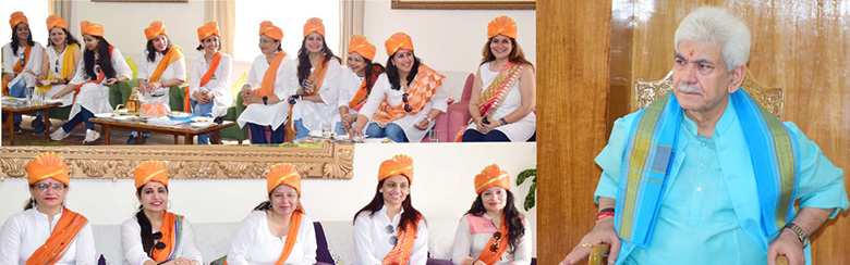 لیفٹیننٹ گورنر نے جموں و کشمیر کے پہلے خواتین سائیکلنگ کلب کے ممبران سے تبادلہ خیال کیا