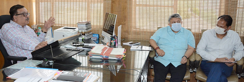 نوین چودھری نے پنچایت راج کانفرنس کی تیاریوں کا جائزہ لیا