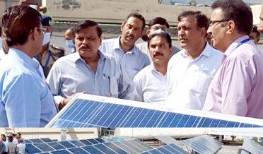 Pr. Secy S&T inaugurates 300 kWp capacity Solar Power Plant at Jammu Airport-22