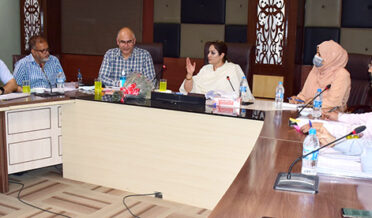 وائس چیئرپرسن کے وِی آئی بی نے جموں صوبہ میں سکیموں کی پیش رفت کا جائزہ لیا