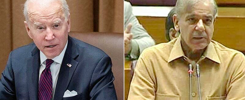 امریکی تھنک ٹینک کا بائیڈن پر شہباز شریف سے ملاقات پر زور