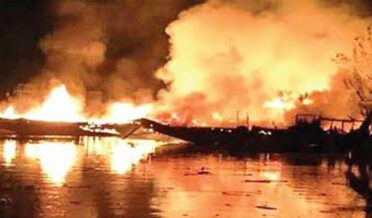 نگین آگ کی واردات میں ہاوس بوٹوں کو کروڑوں کا نقصان ہوا