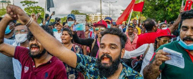 سری لنکا میں معاشی بحران کےخلاف احتجاج میں پہلی ہلاکت