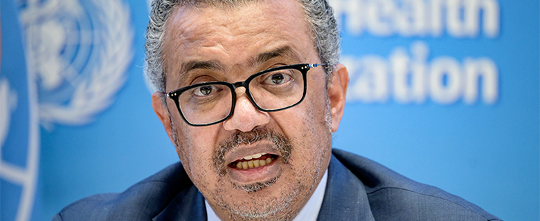 دنیا میں انسانی بحران سے غیر مساوی انداز میں نمٹنے پر سربراہ ڈبلیو ایچ او کا اظہار افسوس