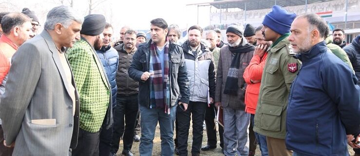 DC Srinagar conducts inspection of SK Cricket Stadium Sonwar