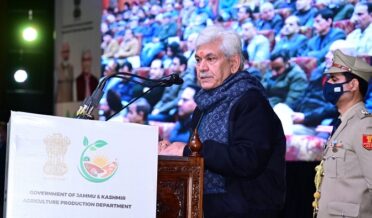 Lt Governor inaugurates UT level training & orientation program for effective implementation of 29 projects under holistic agriculture development plan