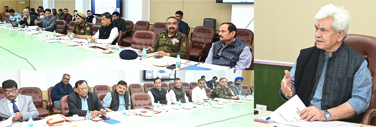 Lt Governor chairs high level meeting to review Road Safety in J&K UT
