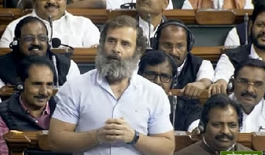 'Prime Minister is saving Mitar', Rahul Gandhi angry with PM Modi's silence on Adani issue in Lok Sabha