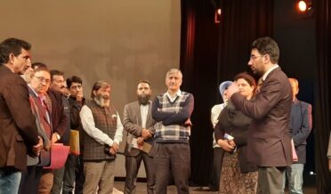 Secretary Culture visits JKAACL, Abhinav Theatre