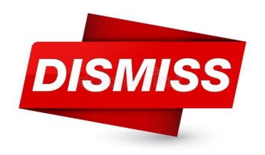dismiss