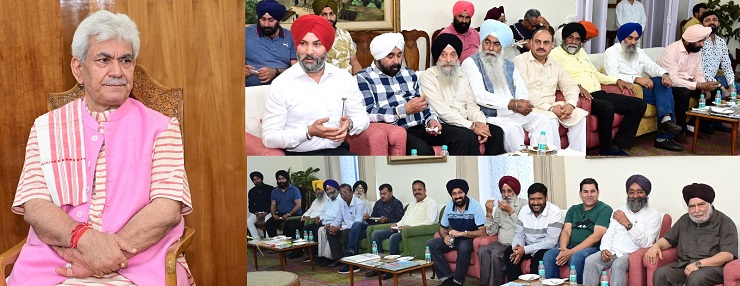40 member Sikh delegation calls on Lt Governor