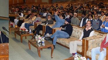 Advisor Bhatnagar addresses mega meet of All India Transporters at SKICC