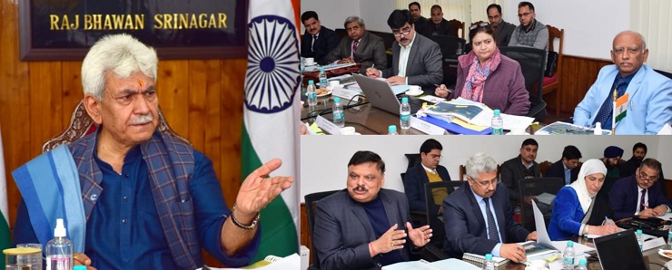 Lt Governor Shri Manoj Sinha chaired 82nd Council Meeting of University of Kashmir