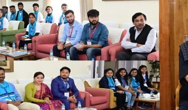 Lt Governor interacts with students from Assam under Ek Bharat Shreshtha Bharat initiative