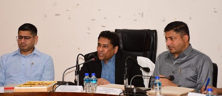Ashok Parmar visits Rajouri_ assesses development projects, public issues