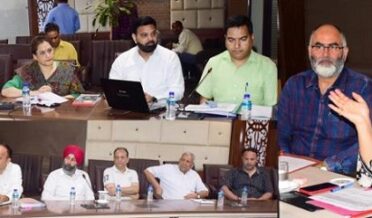 Dr. Hina Shafi Butt reviewed the progress of establishing clusters in Jammu province