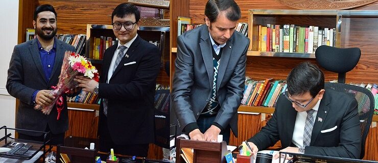 Minga Sherpa assumes charge as Director Information