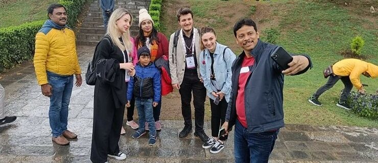 غیر ملکی مندوبین کی سیروتفریح اورجوش وخروش