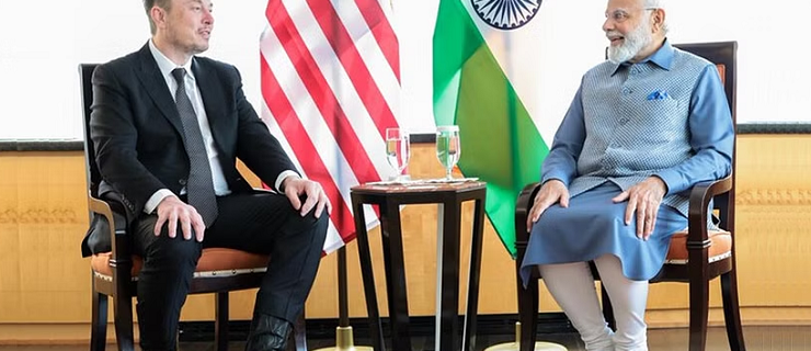 modi and elvan musk