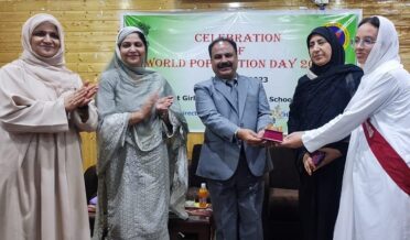ڈائریکٹوریٹ آف فیملی ویلفیئر ایم سی ایچ اینڈ امیونائزیشن جموں وکشمیر نے ’’ عالمی یوم آبادی‘‘ منایا