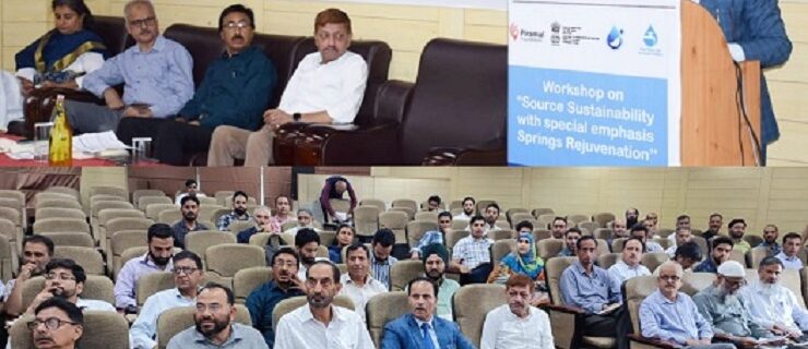 Jal Shakti Deptt organises workshop on Source Sustainability