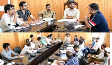 ضلع ترقیاتی کمشنر گاندربل نے ضلع میں منشیات کے اِستعمال اور منشیات کی سمگلنگ کو روکنے کے اَقدامات کا جائزہ لیا