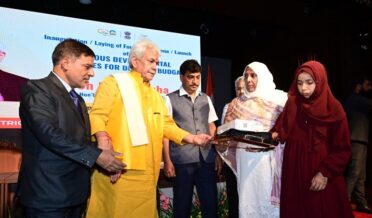 Lt Governor inaugurates, lays foundation stones for various developmental projects of Budgam District