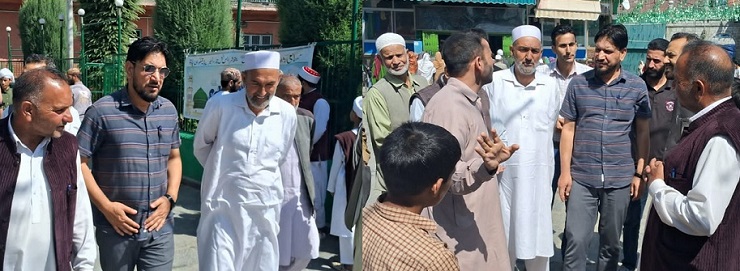ADC Kulgam takes stock of Milad arrangements at Ziyarat Shareef Simnanya (RA)