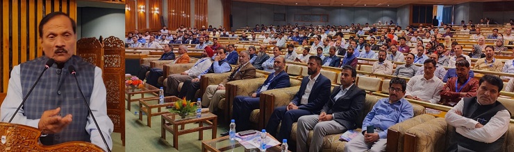 مشیر راجیو رائے بھٹناگر کا ایس کے آئی سی سی میں ریبیز سے متعلق ایک روزہ تکنیکی کانفرنس سے خطاب