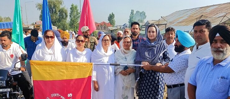 Digital J&K Week Celebration DC B'la Flaggs Off Awareness Rally at Kralhar B'la