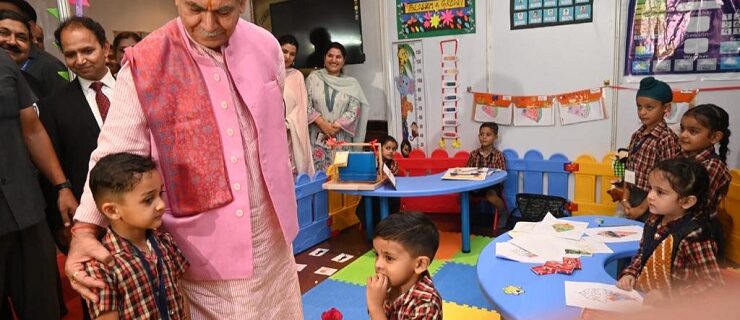Lt Governor felicitates outstanding teachers for their admirable initiatives in school education at Jammu