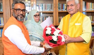 National Consultant Pradhan Mantri TB Mukt Bharat Abhiyaan calls on Lt Governor