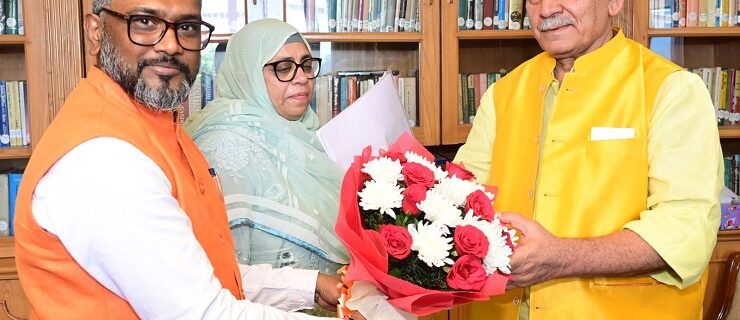 National Consultant Pradhan Mantri TB Mukt Bharat Abhiyaan calls on Lt Governor