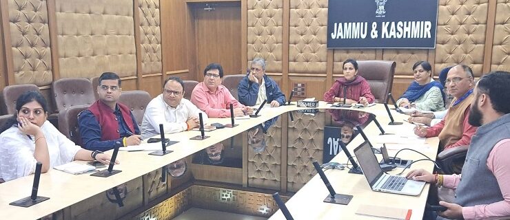 Commissioner Secretary IT reviews e-Office implementation across J&K