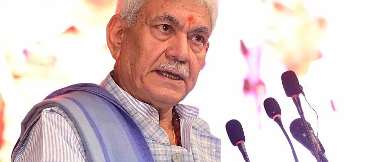 Lt Governor Sh Manoj Sinha addresses the UT-level celebration of Gandhi Jayanti