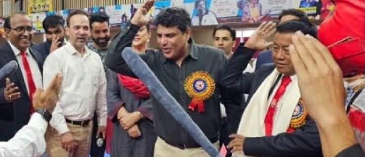 Sarmad Hafeez kick starts National Thang-Ta championship at Srinagar