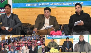 Secretary YSS visits Kulgam, conducts Public darb