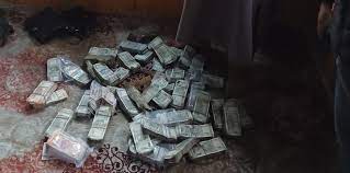 45 lakh in cash and 4.2 kg hashish recovered from the house of a drug dealer in Shopian