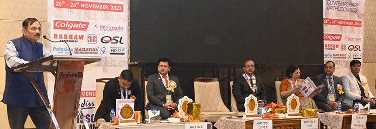 Advisor Bhatnagar addresses first J&K Orthodontic Symposium at Jammu-25