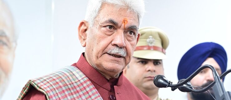 Lt Governor Sh Manoj Sinha attended felicitation ceremony of the Councilors of Jammu Municipal Corporation