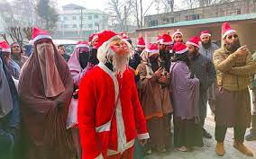 Christmas festival was also celebrated with religious fervor in Jammu and Kashmir