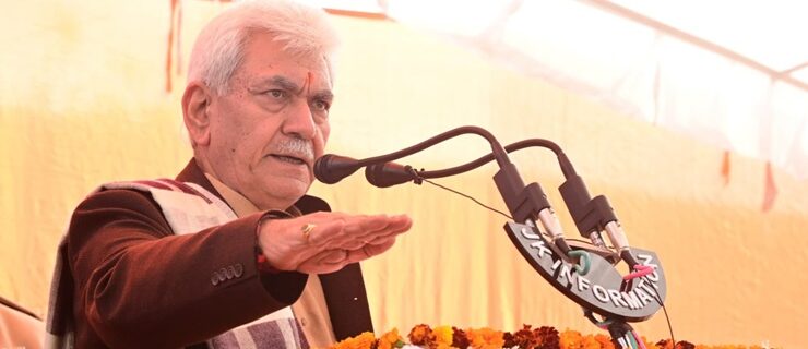 Lt Governor Sh Manoj Sinha joined Viksit Bharat Sankalp Yatra programme at Mahal Shah Panchayat, Samba