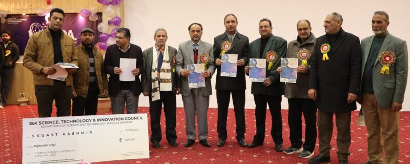 سکاسٹ کے تحقیق اور اختراعات کو فروغ دینے کیلئےجے کے ایس ٹی آئی سی نے ریسرچ ایڈوانسمنٹ کیلئے 2کروڑ روپے فراہم کئے