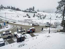 Record improvement in night temperature after fresh snowfall in upper regions