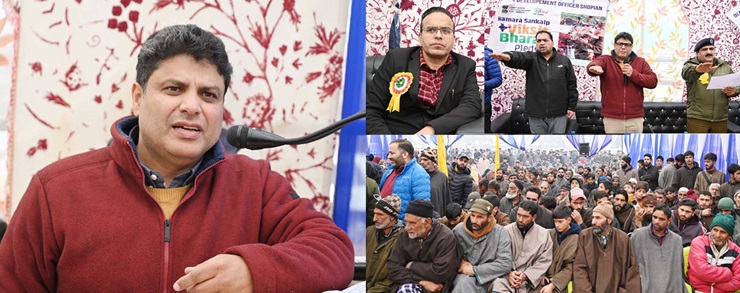 Secretary YSS, visits Heerpora Panchayat, Shopian