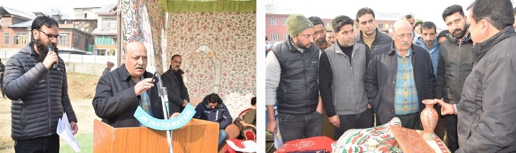 شیخ فیاض نے پلوامہ کا دورہ کیا ، وکست بھارت یاترا میں شرکت کی