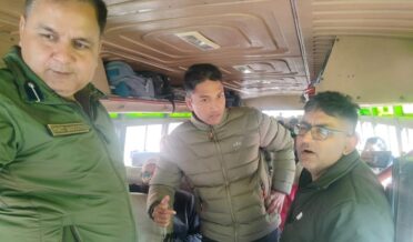 Transport Secretary Initiates Road Safety Inspection on NH-44 in Ramban, Focusing on Public Transport Vehicles and Emergency Preparedness